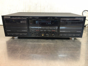 KENWOOD Double Cassette Deck Player Recorder - KX-W8040 - Good Condition - Used
