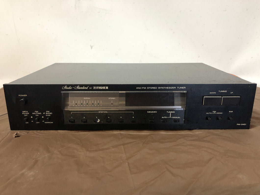 Vintage FISHER Studio Standard Tuner Stereo AM/FM Synthesizer FM-2421 - Used