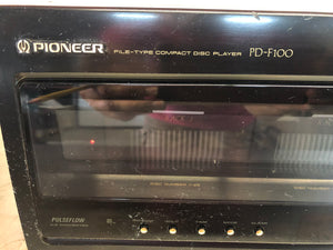 PIONEER 100 CD Compact Discs Player PD-F100 File-Type - Pule Flow D/A Converter