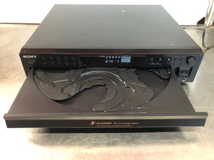 SONY CD Ex-Changer System CDP-CE375 - 5-Disc Carousel - Powers On - Used