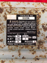 Load image into Gallery viewer, Electrical Boxes- Allen Bradley, Arrow Hart, Cutler Hammer, Federal Pacific &amp; GE
