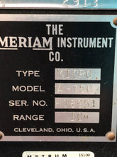 Load image into Gallery viewer, Vintage MERIAM INSTRUMENT Well Type Manometer - Micro A-750 - Range 10 - Used