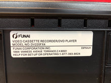 Load image into Gallery viewer, FUNAI DVD/VCR Combo Player - DV220FX4 - 4 Head  - VHS Video Recorder - No Remote