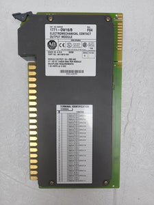 Allen-Bradley 1771-OW16/B SER B REV F04 Electromechanical Output Module